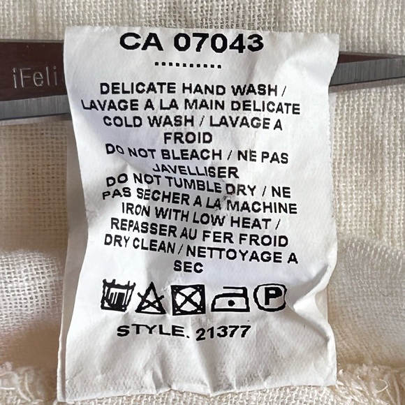 Bellambra Women’s Linen/Cotton Shift Dress Ruffle Collar to Bottom Hem Large - Picture 8 of 10